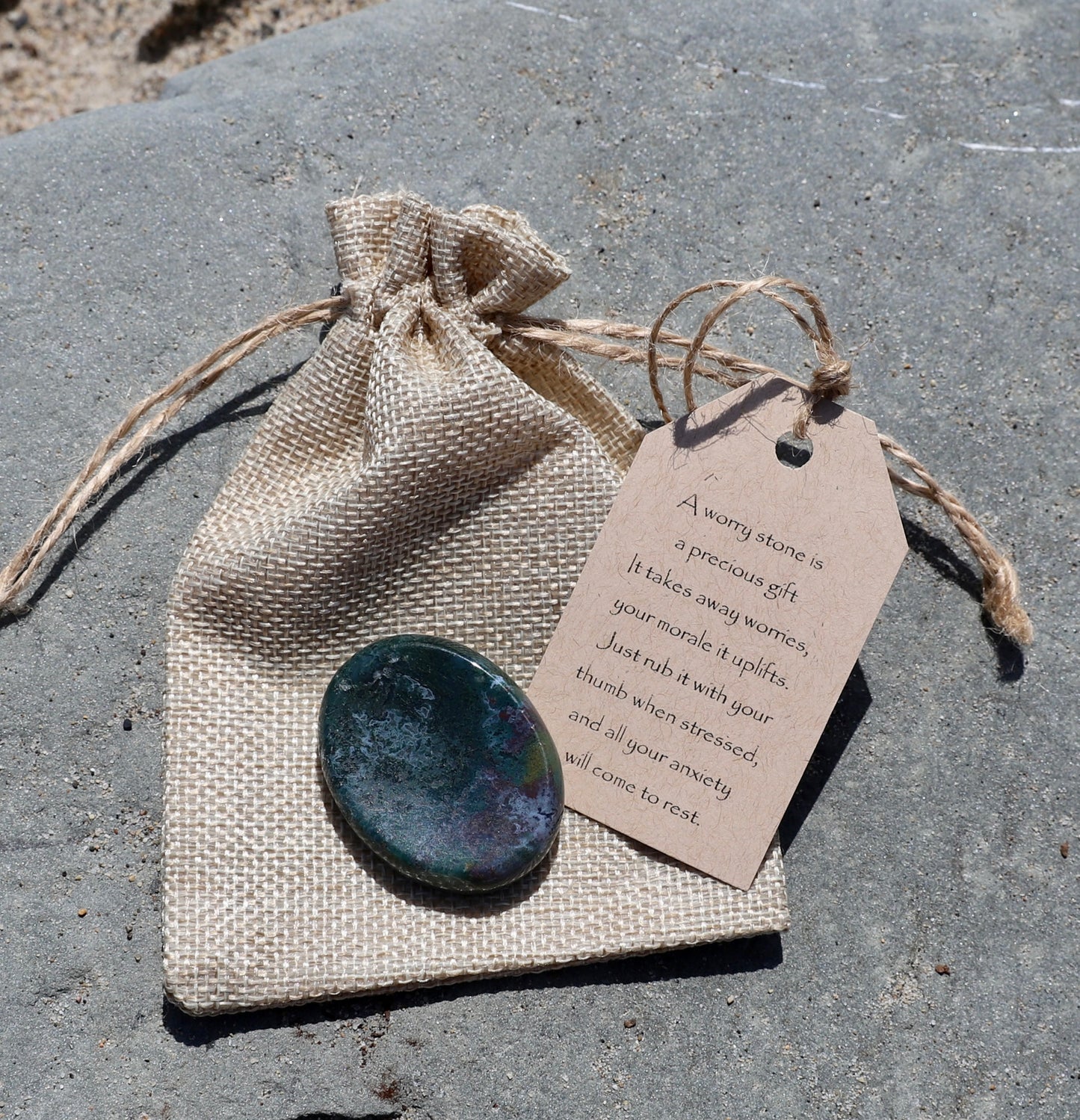 Worry Stone Gift set-Oval Shape
