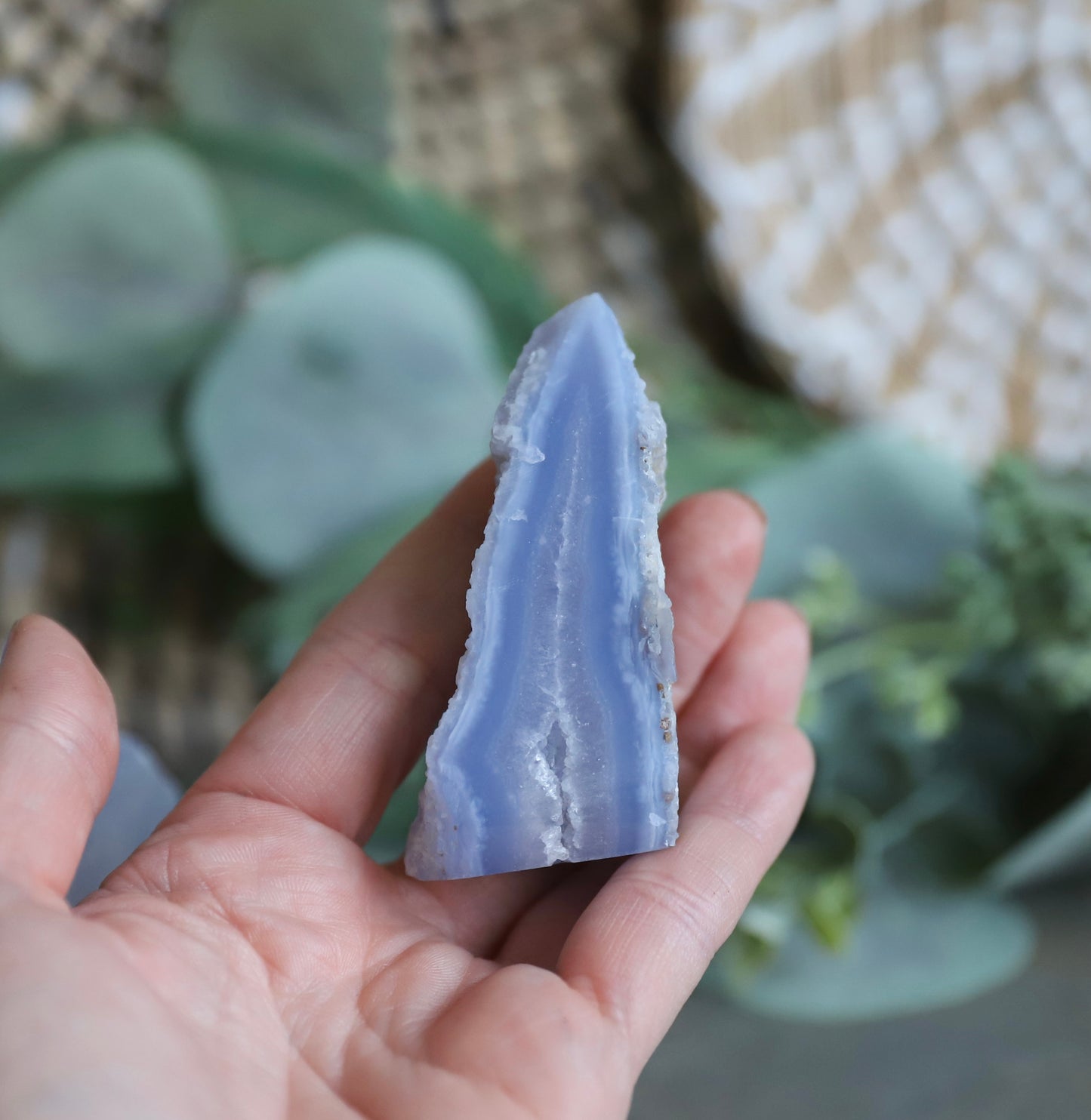 Blue Lace Agate Free Form - Druzy