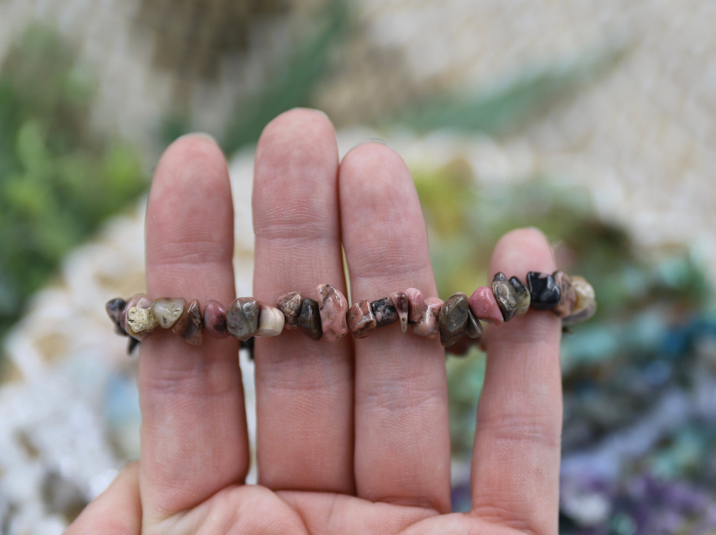 Crystal Chip Bracelet
