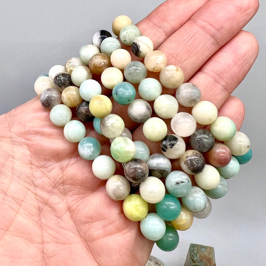 Caribbean Calcite Bracelet - Intuition, Calm, Serenity, Dreams, Growth