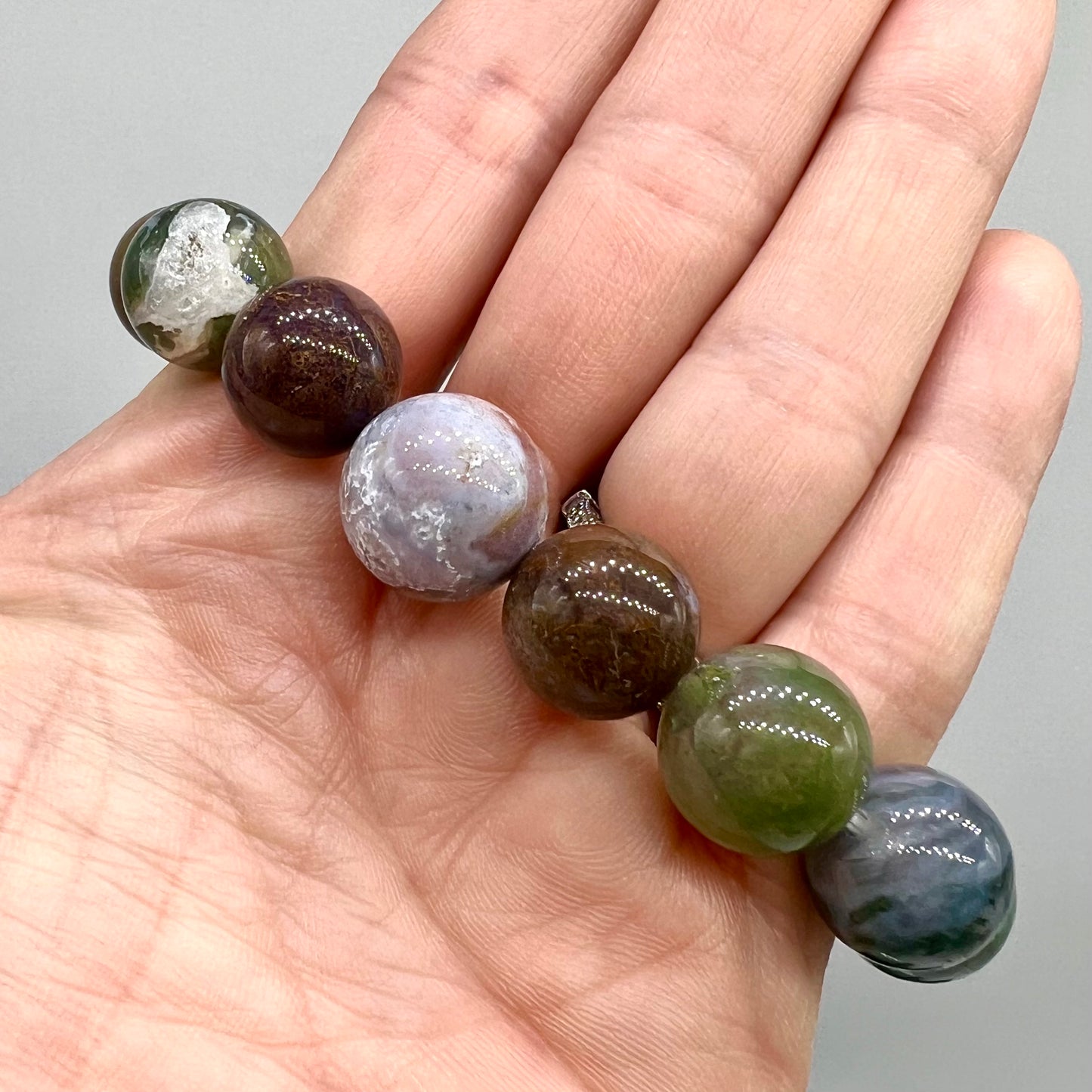 Ocean Jasper Bracelet - PTSD, Motivation, Happiness, Passion, Opportunities, Purification, Nurturing