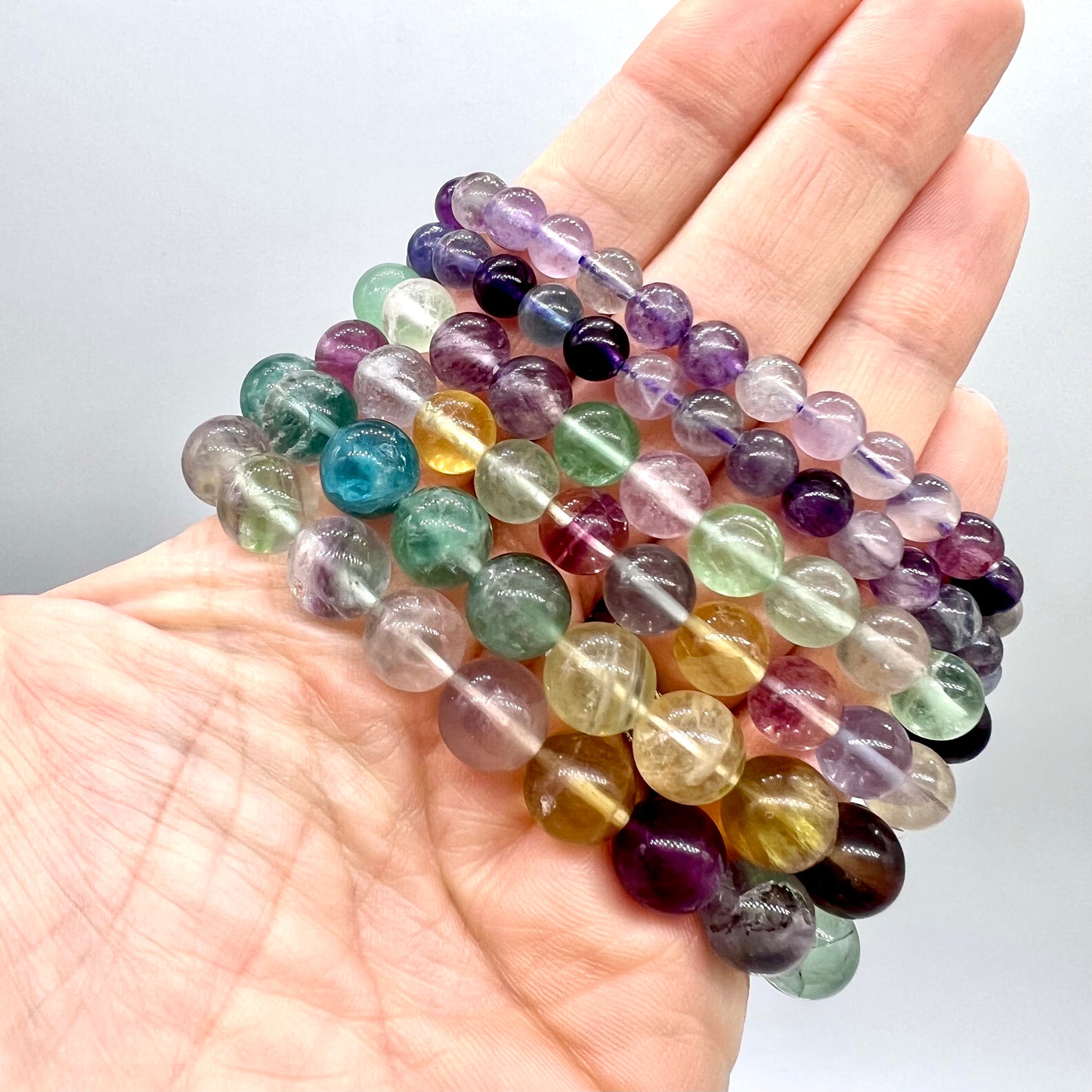 Fluorite Bracelet - Clarity, Balance, Protection, Cleansing