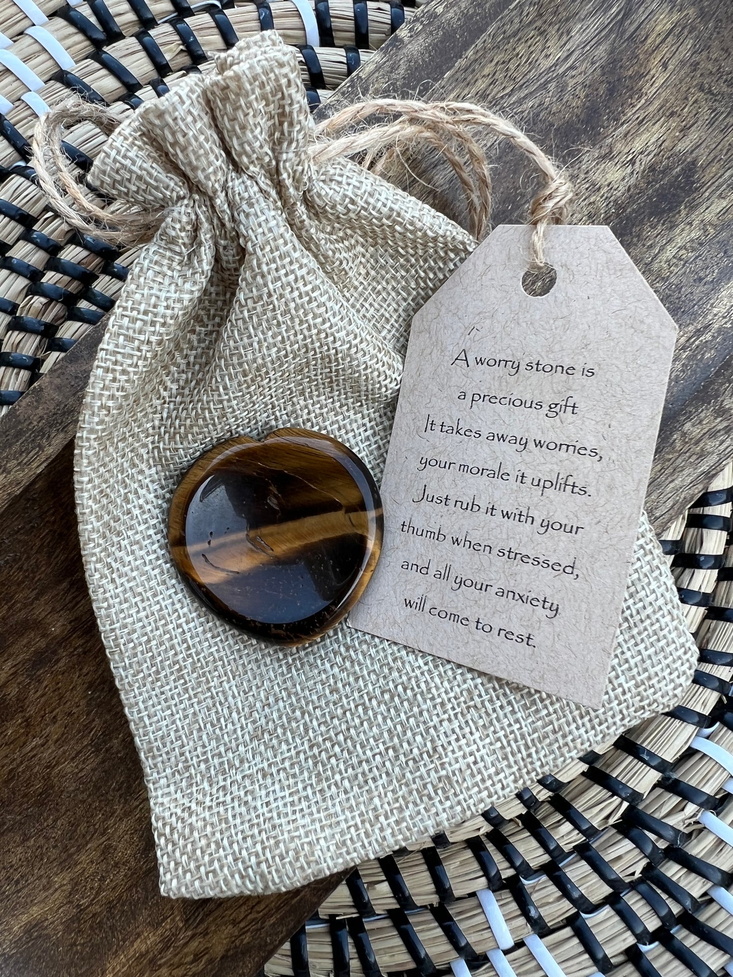 Worry Stone Gift set-Heart Shape