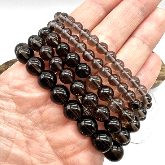Smokey Quartz Bracelet - Calm, Lifts Depression, Intuition, Positivity