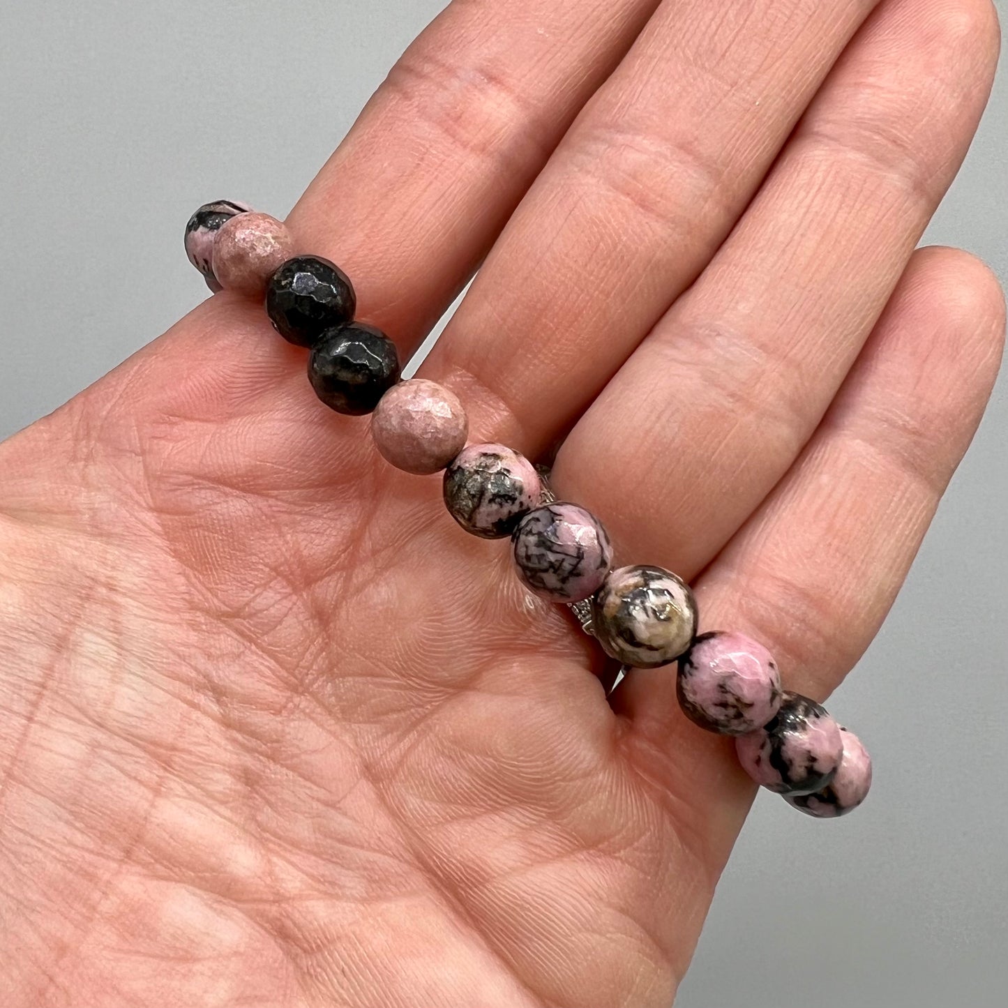 Rhodonite Bracelet - Clarity, Dreams, Calm, Love, Confidence