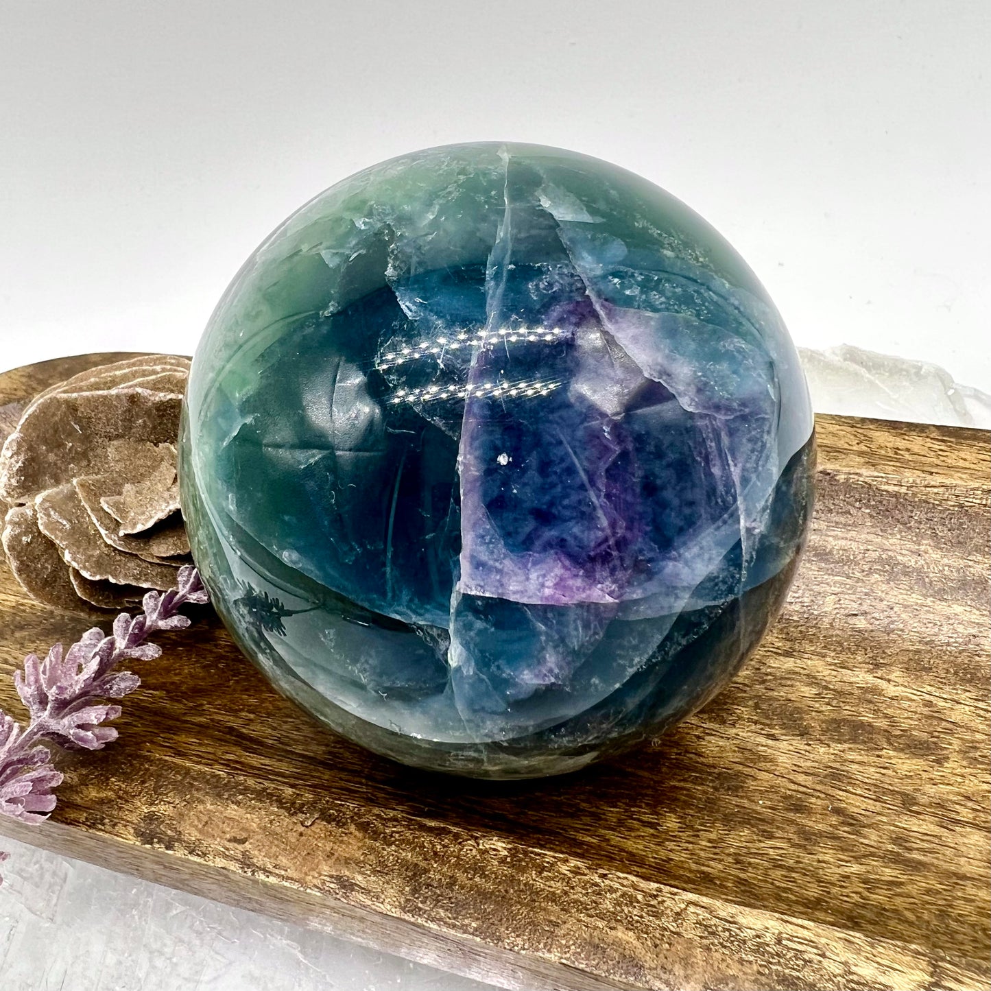 Rainbow Fluorite XL Sphere