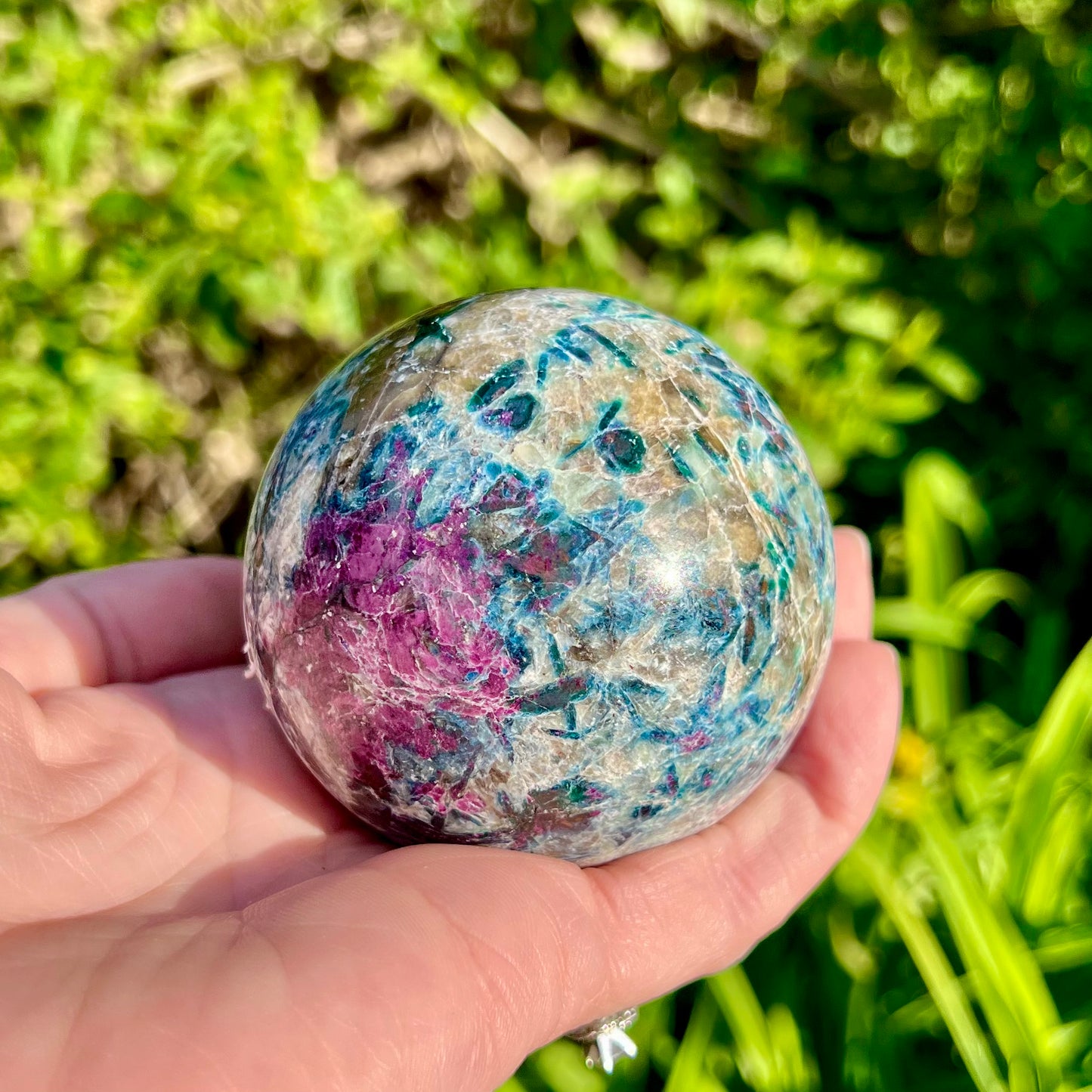 Ruby Kyanite Sphere Lrg