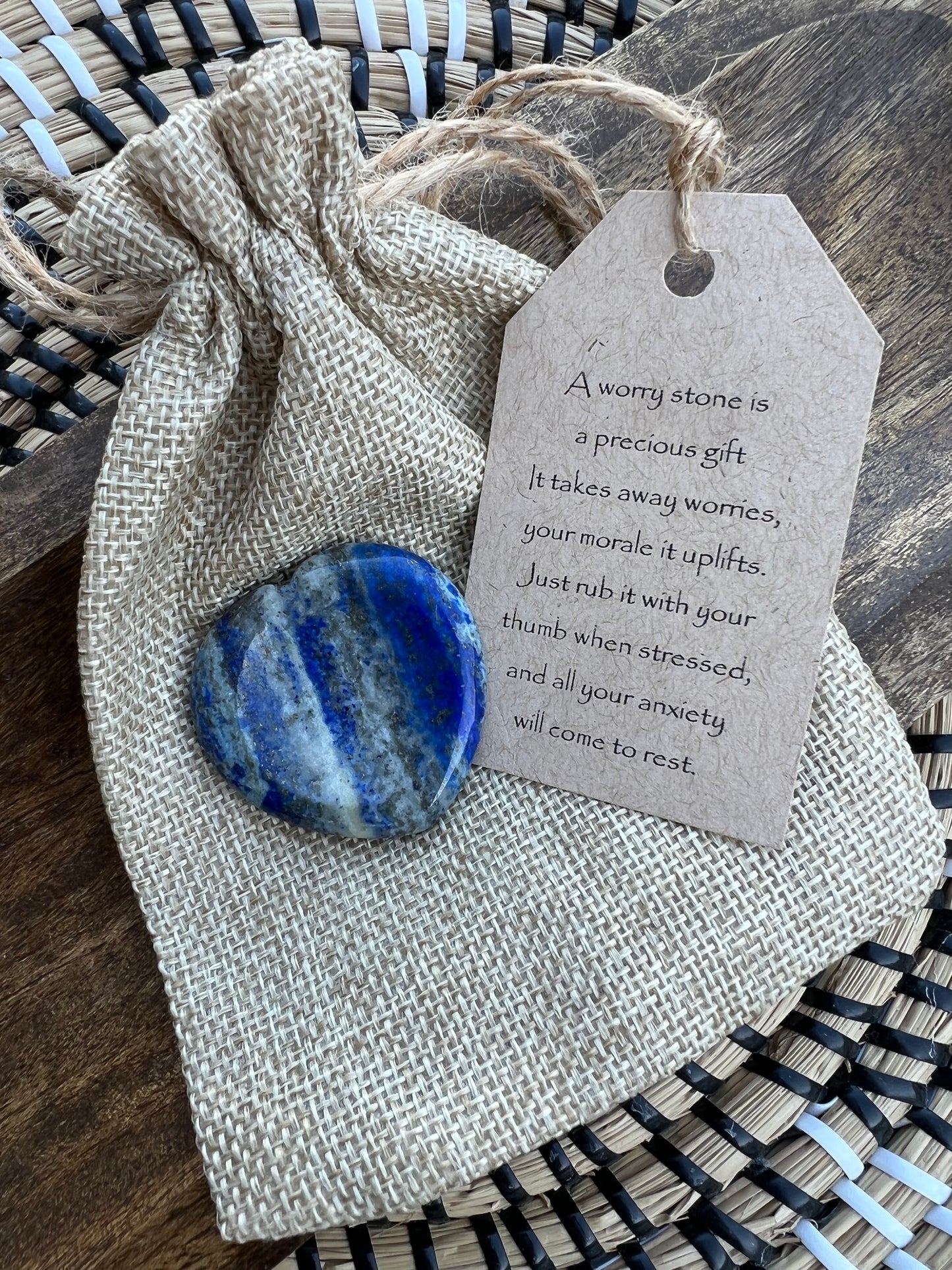Worry Stone Gift set-Heart Shape