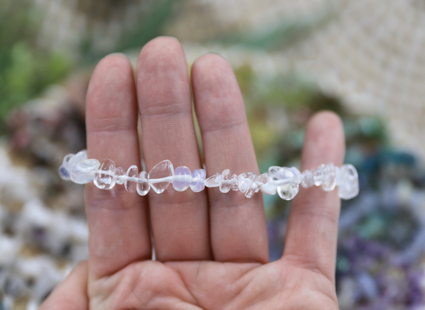 Crystal Chip Bracelet