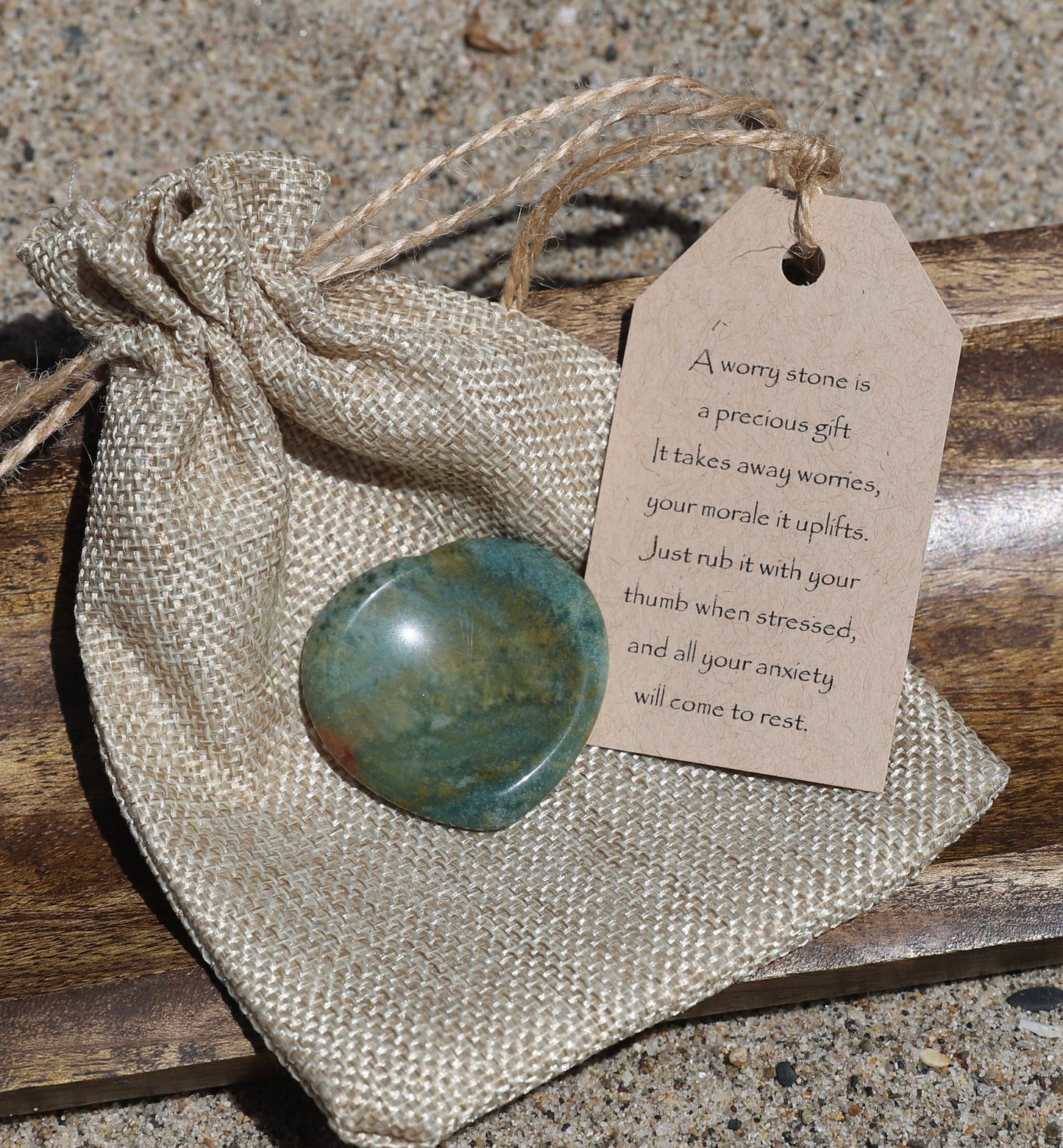 Worry Stone Gift set-Heart Shape