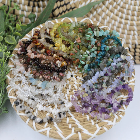 Crystal Chip Bracelet