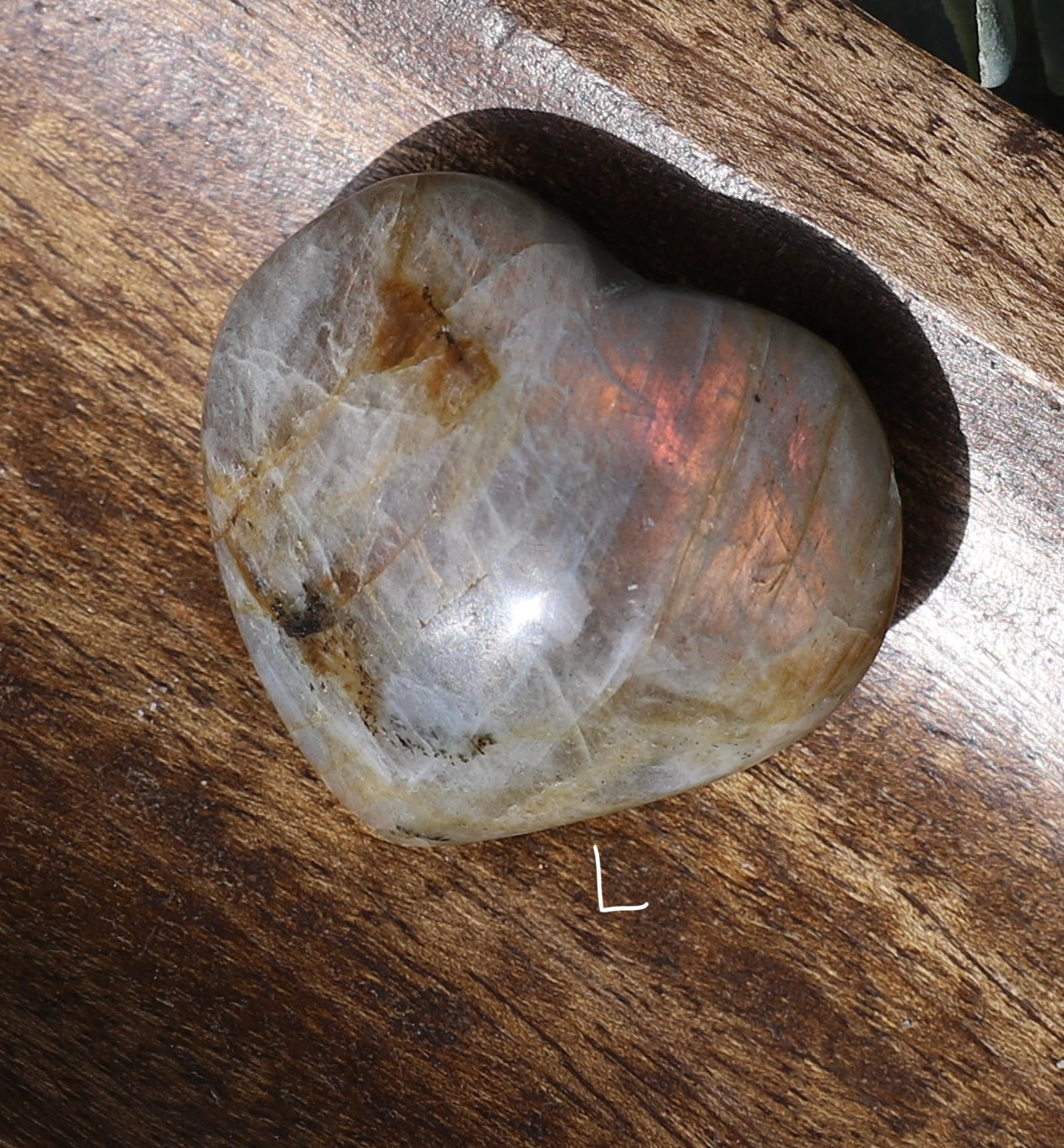 Sunset Labradorite Small Heart
