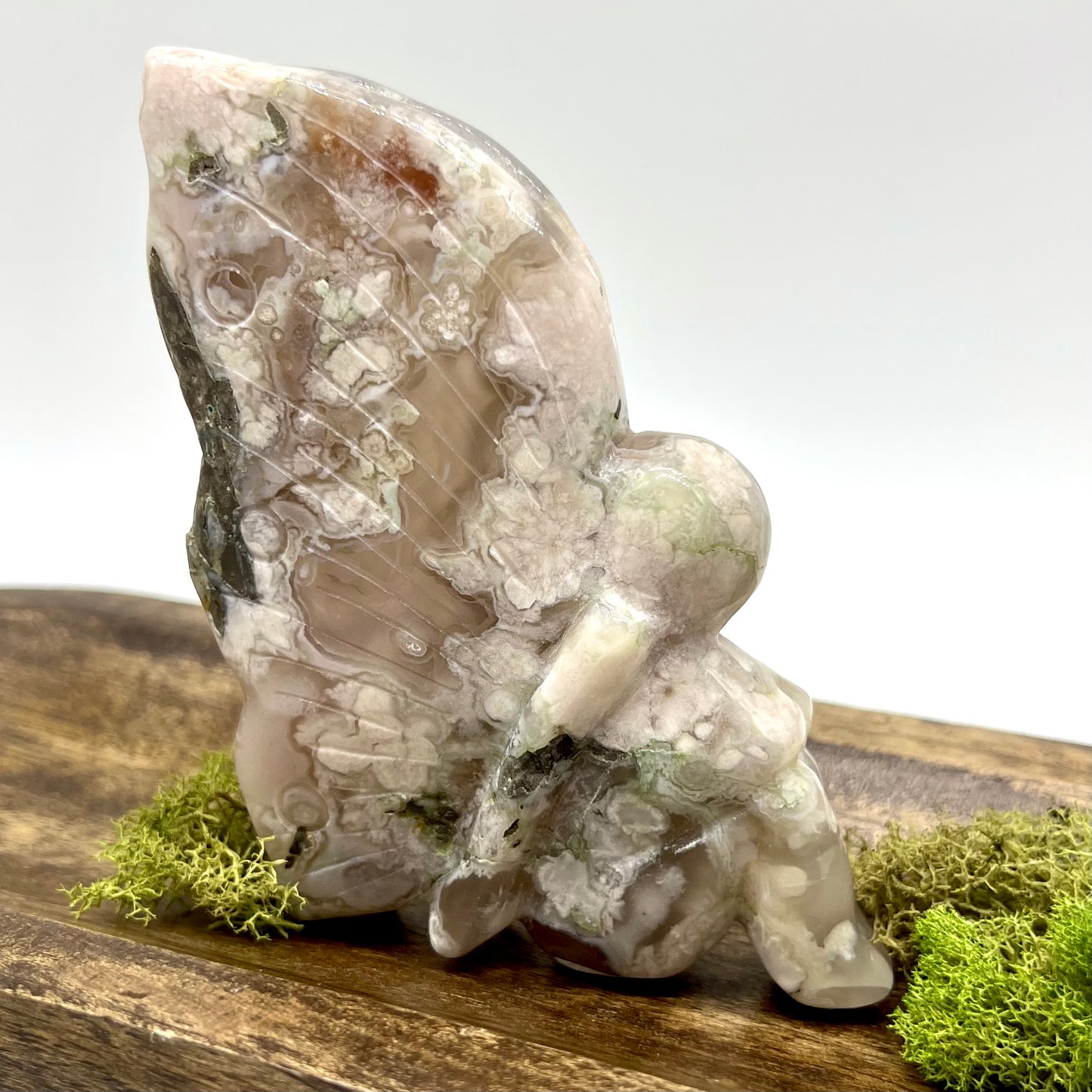 Fairy Flower Agate Carving