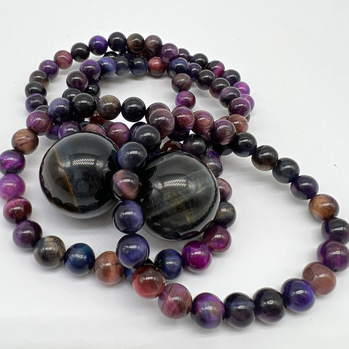 Galaxy Tigers Eye Bracelet - Strength & Courage, Self-Awareness, Balance, Wealth