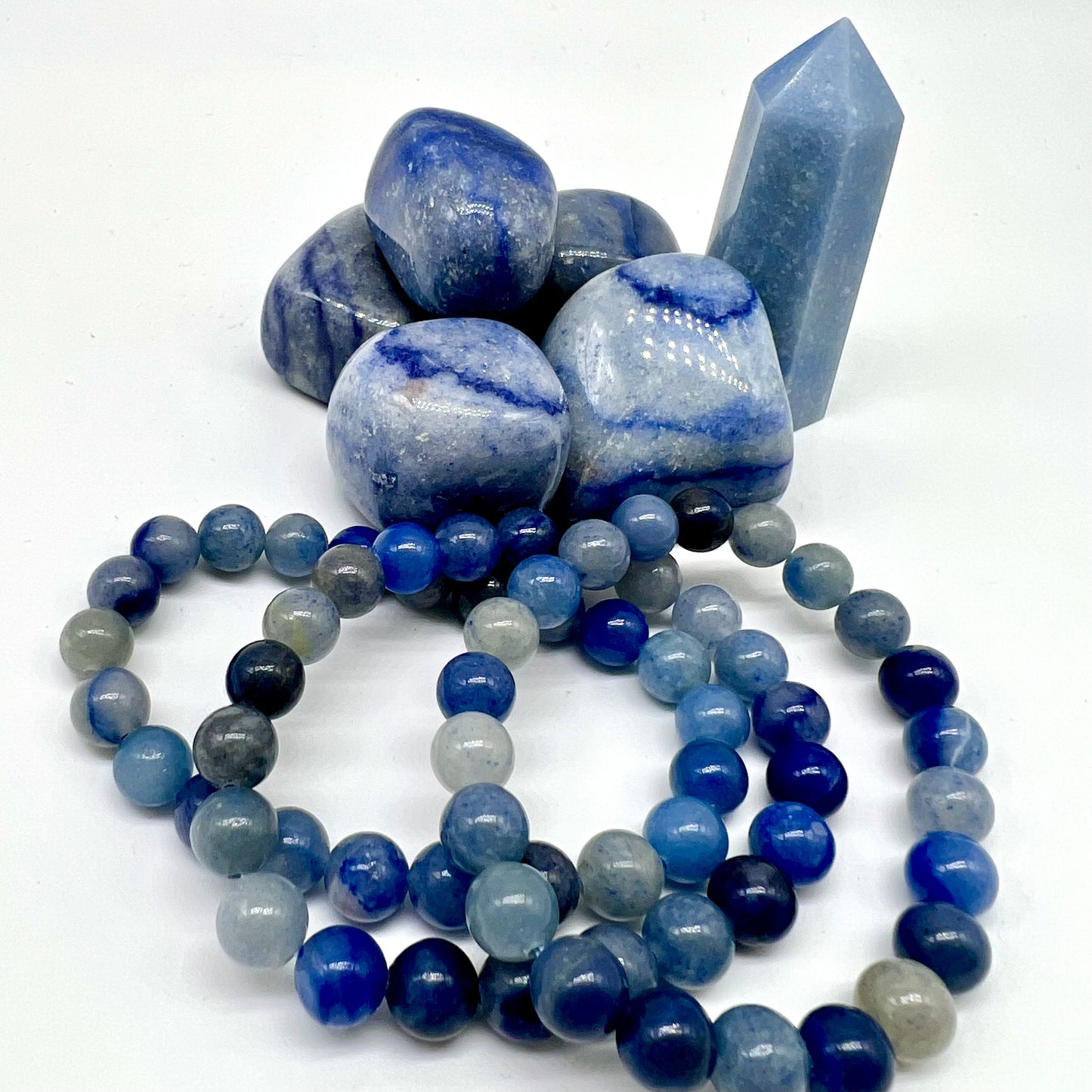 Blue Aventurine Bracelet - Relaxation, Growth, Inner Peace, Intuition