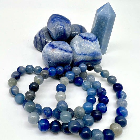 Blue Aventurine Bracelet - Relaxation, Growth, Inner Peace, Intuition