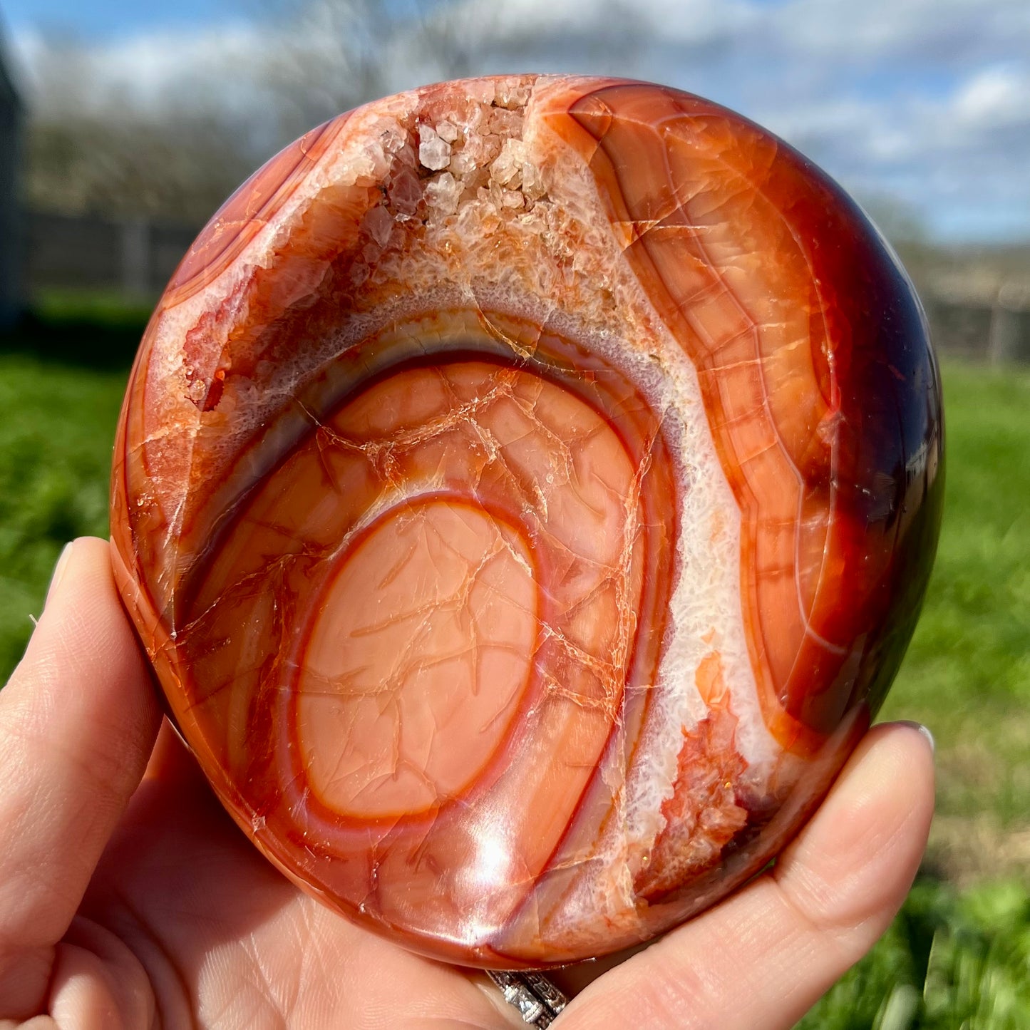 Carnelian Druzy Bowl