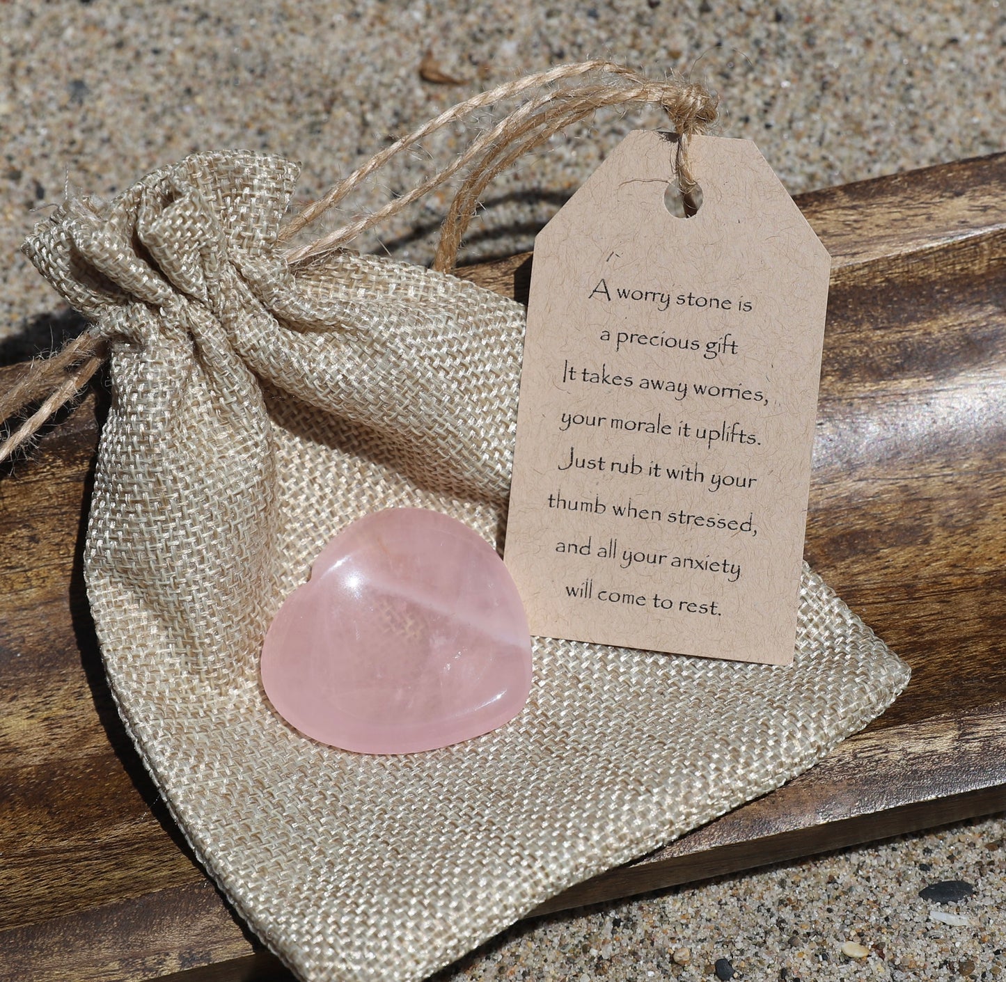 Worry Stone Gift set-Heart Shape
