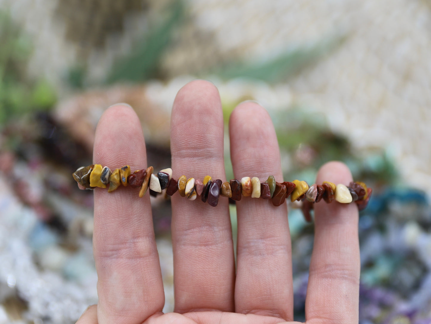 Crystal Chip Bracelet