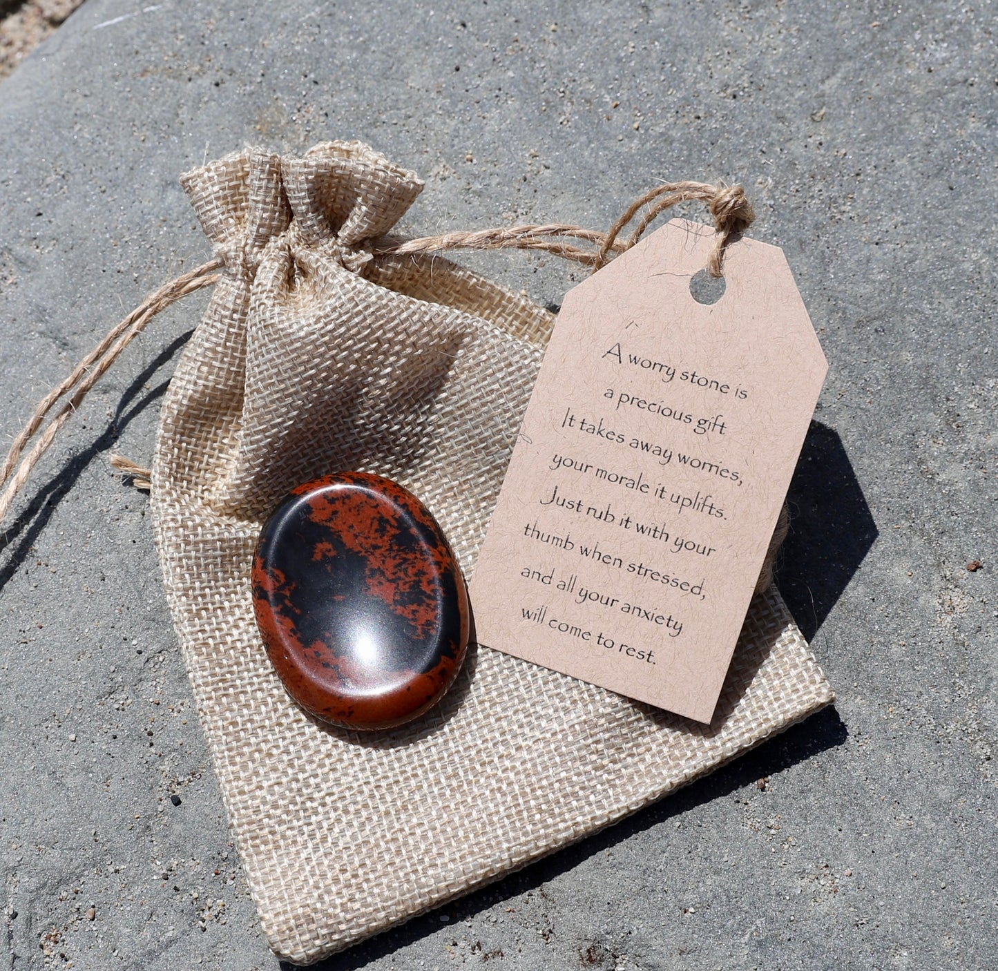 Worry Stone Gift set-Oval Shape