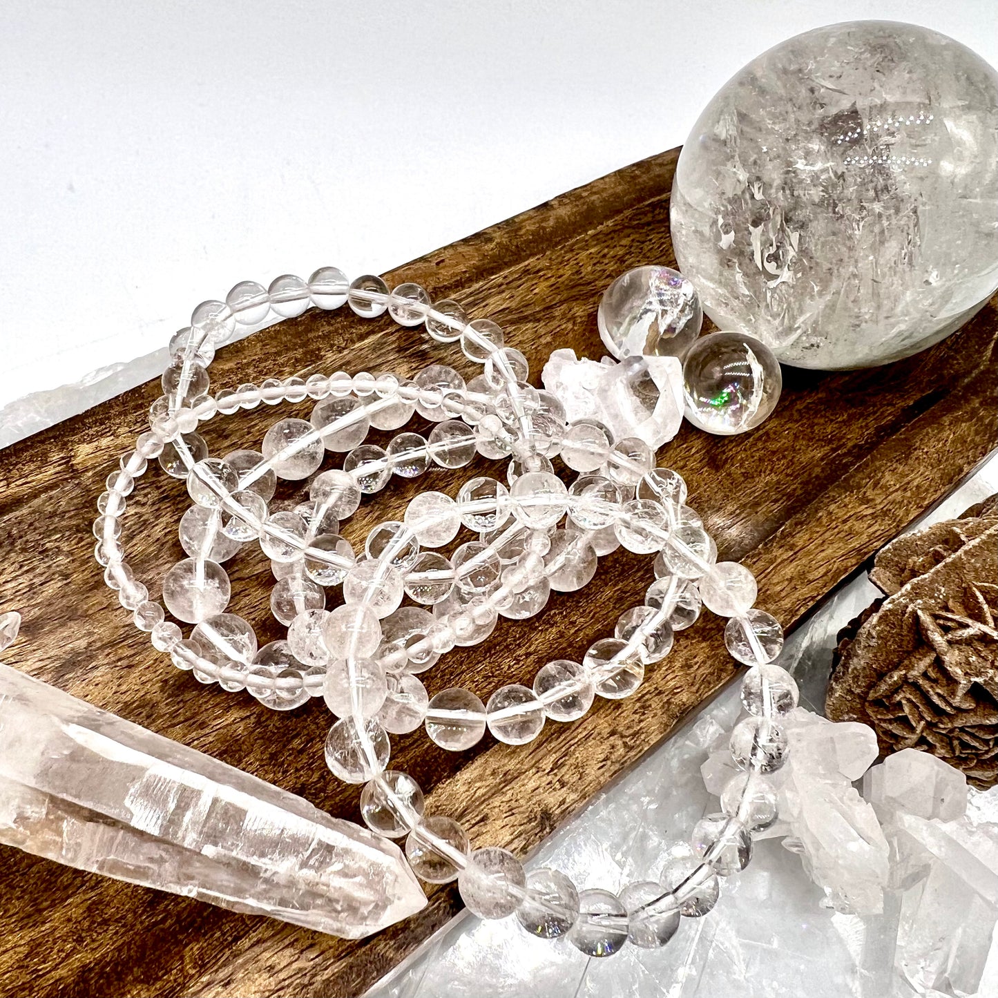 Clear Quartz Bracelet - Clarity, the master healer, purify energy