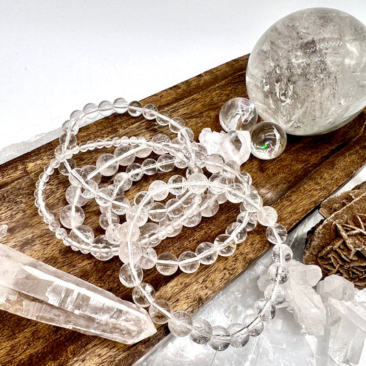 Clear Quartz Bracelet - Clarity, the master healer, purify energy