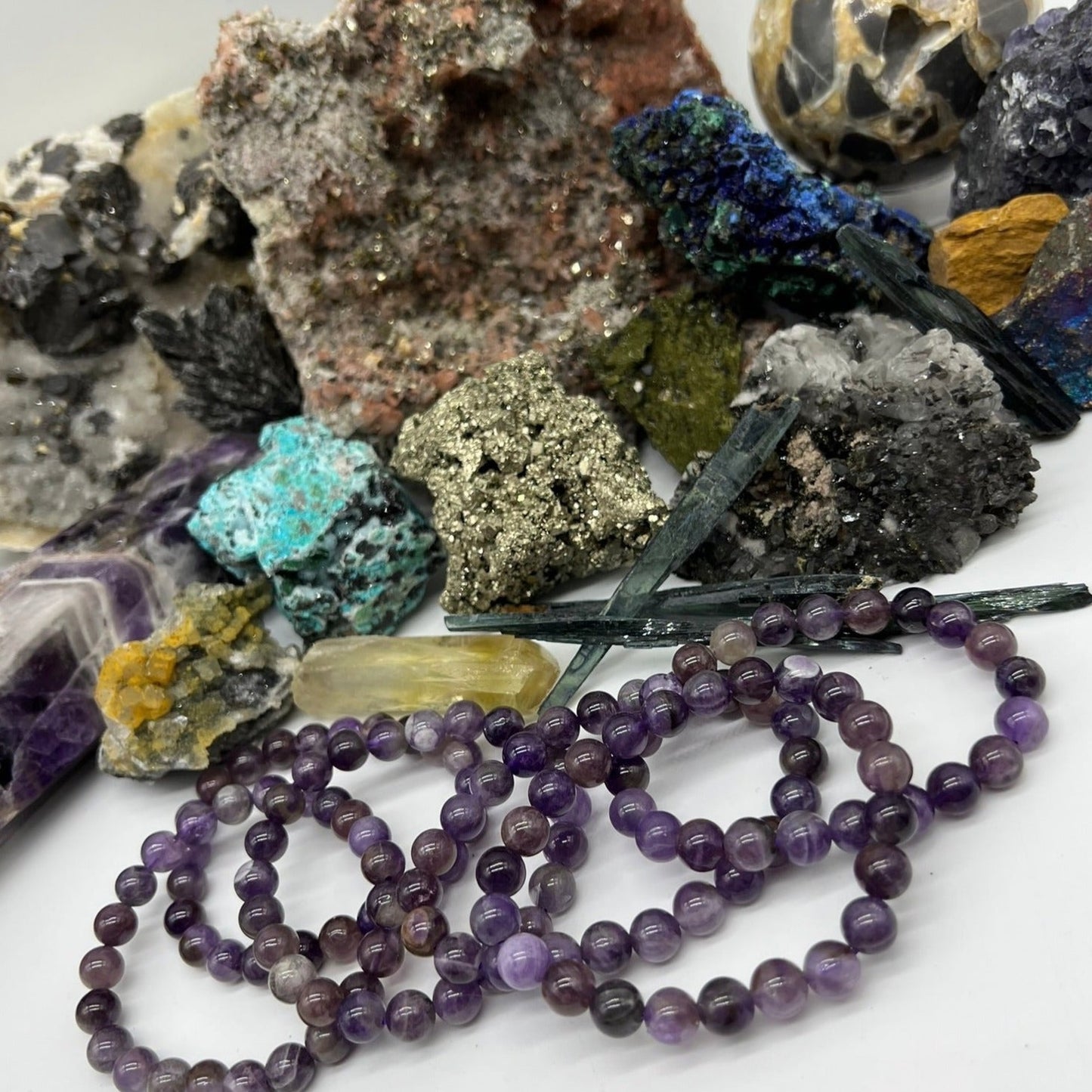 Auralite 23 Bracelet - Clarity, Grounding, Guidance, Soothing