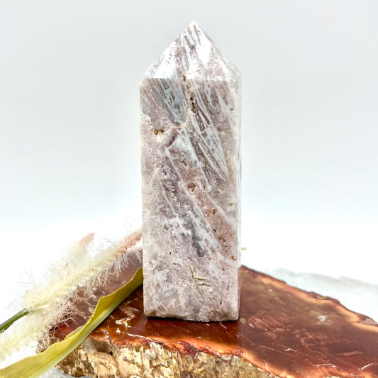 Pink Amethyst Agate Tower