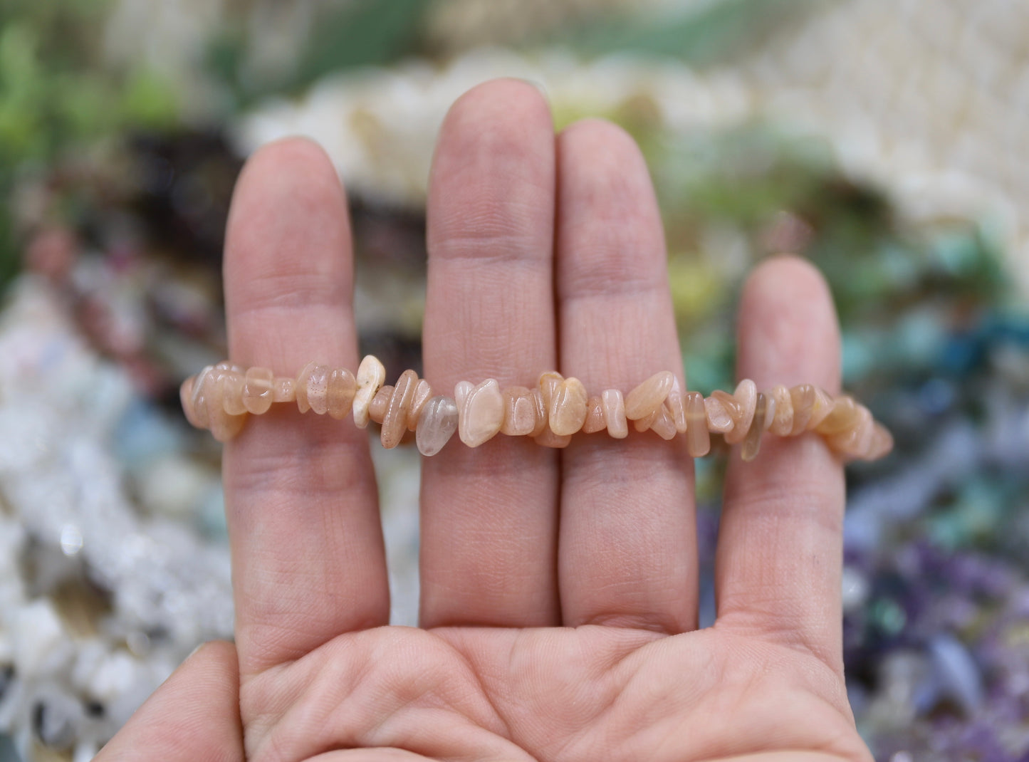 Crystal Chip Bracelet