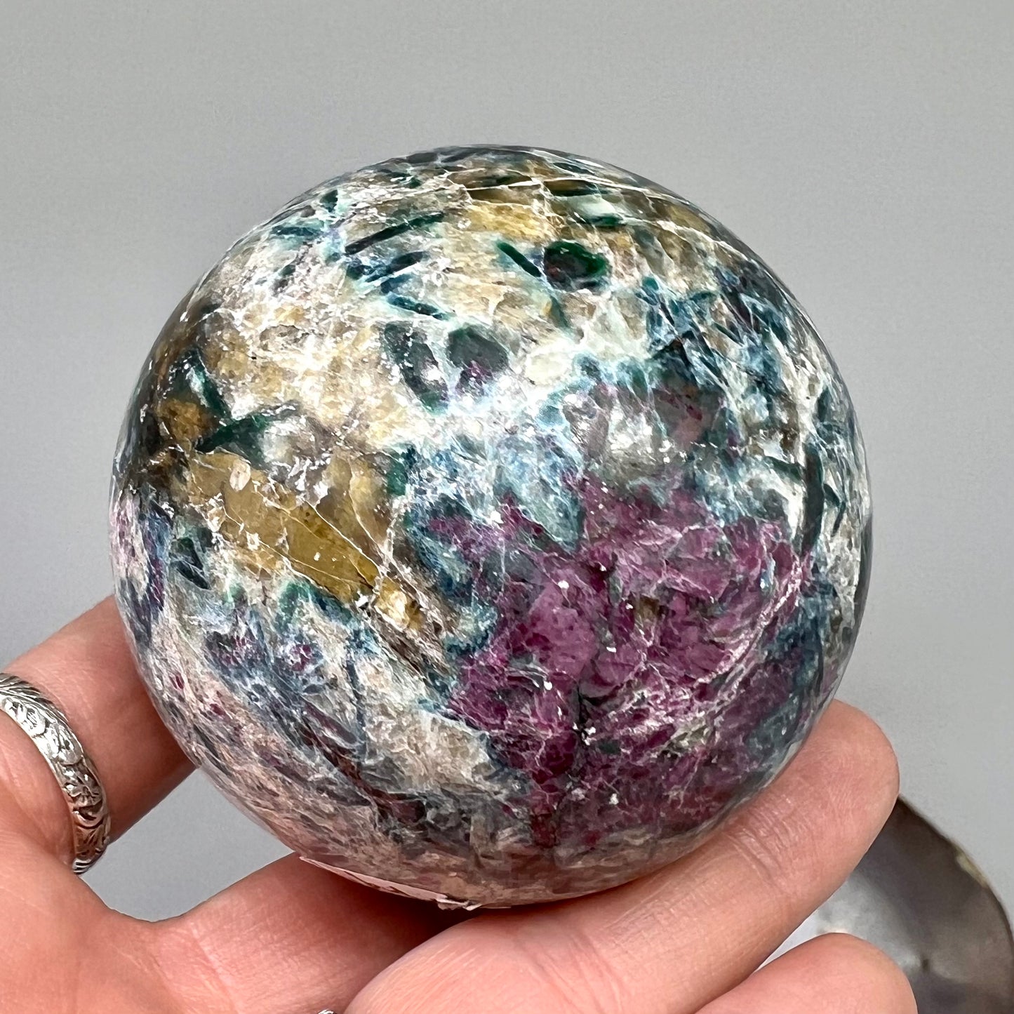 Ruby Kyanite Sphere Lrg