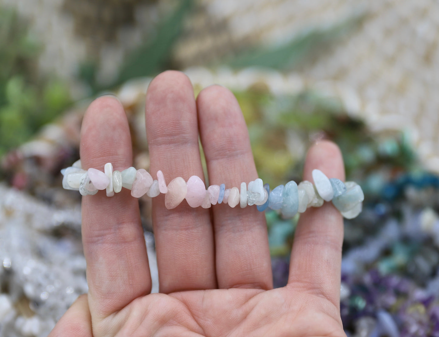 Crystal Chip Bracelet