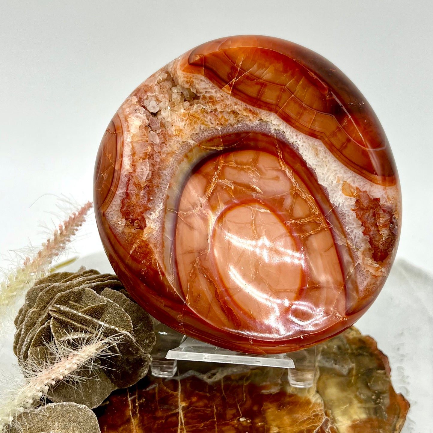 Carnelian Druzy Bowl