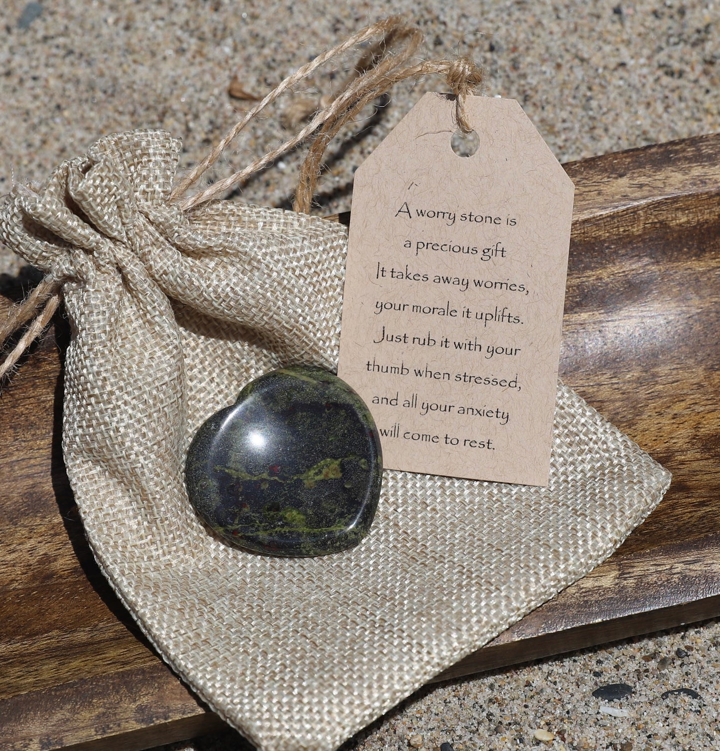 Worry Stone Gift set-Heart Shape