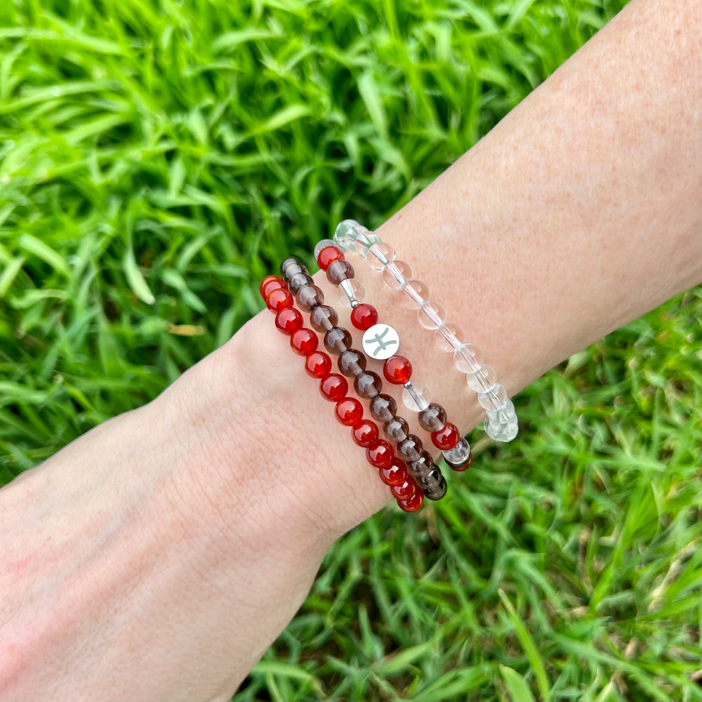 Pisces Zodiac Bracelet - Promotes Self-Expression, Confidence, Creativity, Protection, Cleanses & Purifies Energy