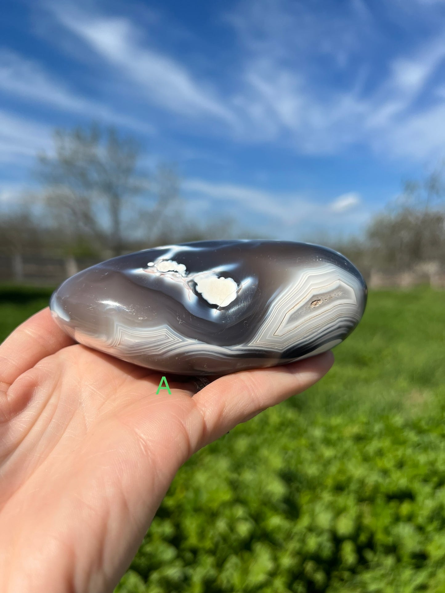 Blue Orca Agate Free Form