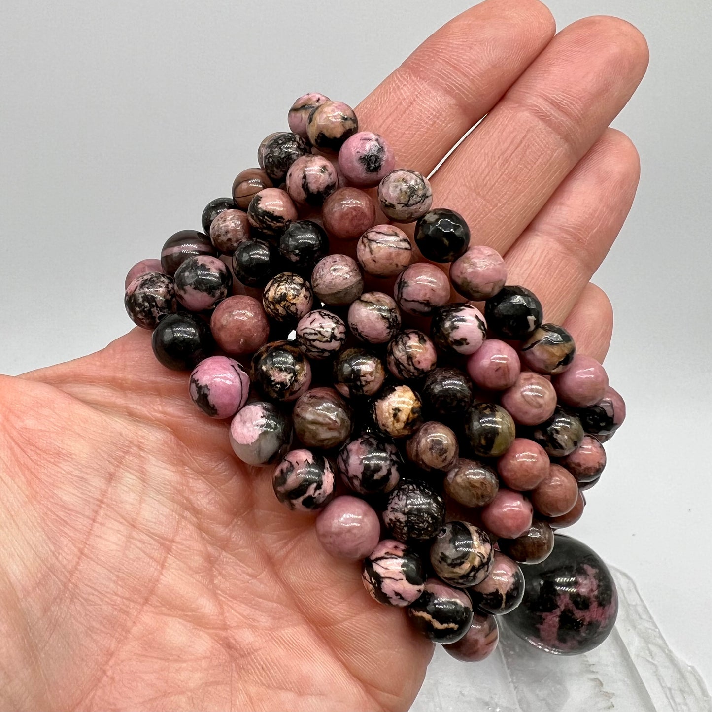 Rhodonite Bracelet - Clarity, Dreams, Calm, Love, Confidence