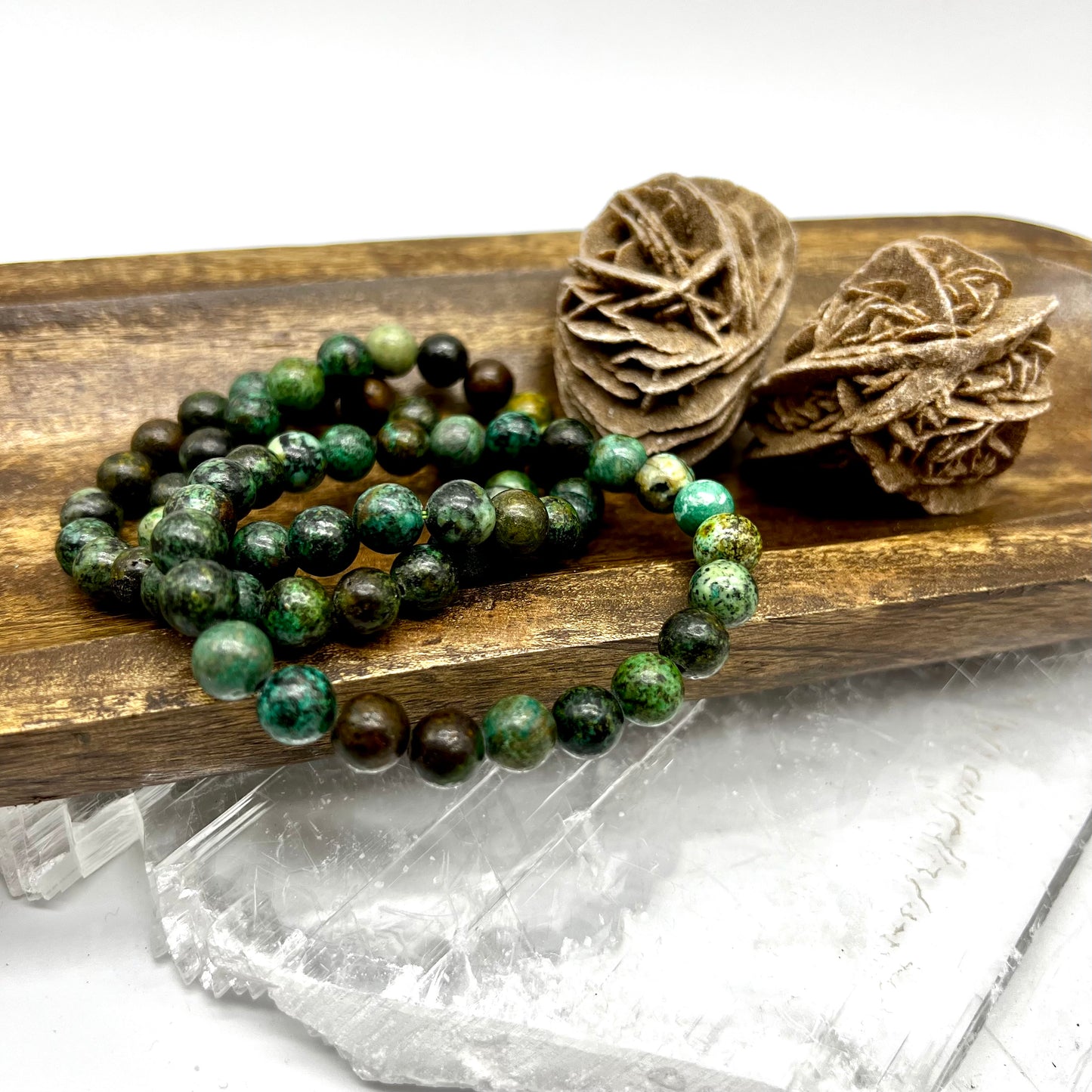 African Turquoise Bracelet - Evolution, Change, Transformation