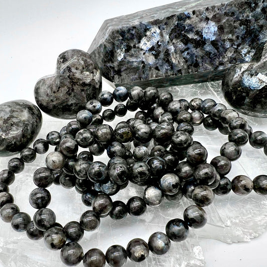Larvikite Bracelet - PTSD, New Beginnings, Transformation, Change, Joy