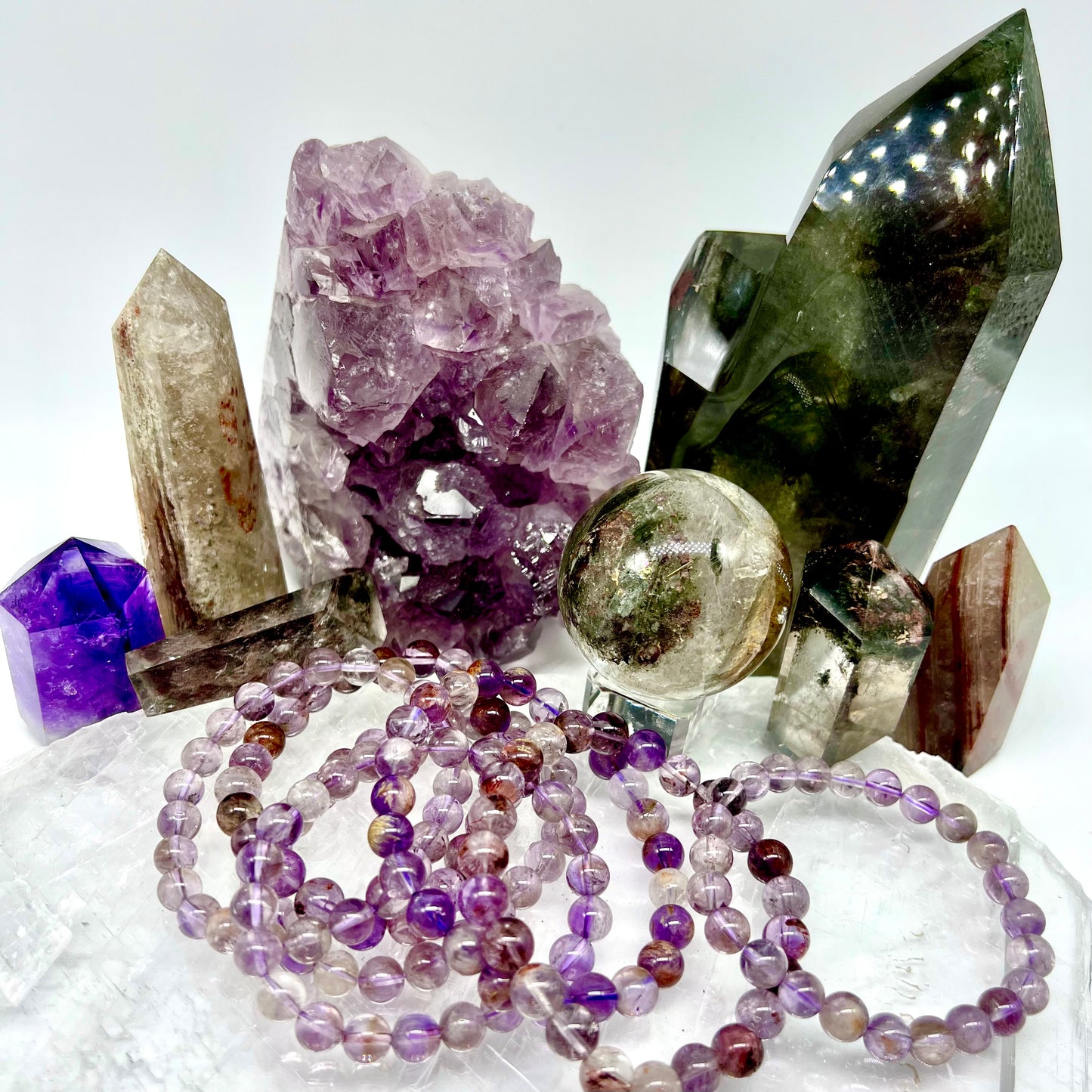 Purple Phantom Bracelet - Success, Wealth, Spiritual Awareness, Self Growth, Good Luck & Fortune