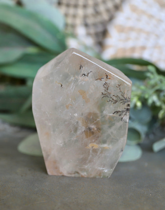 Dendritic Clear Quartz Free-Form