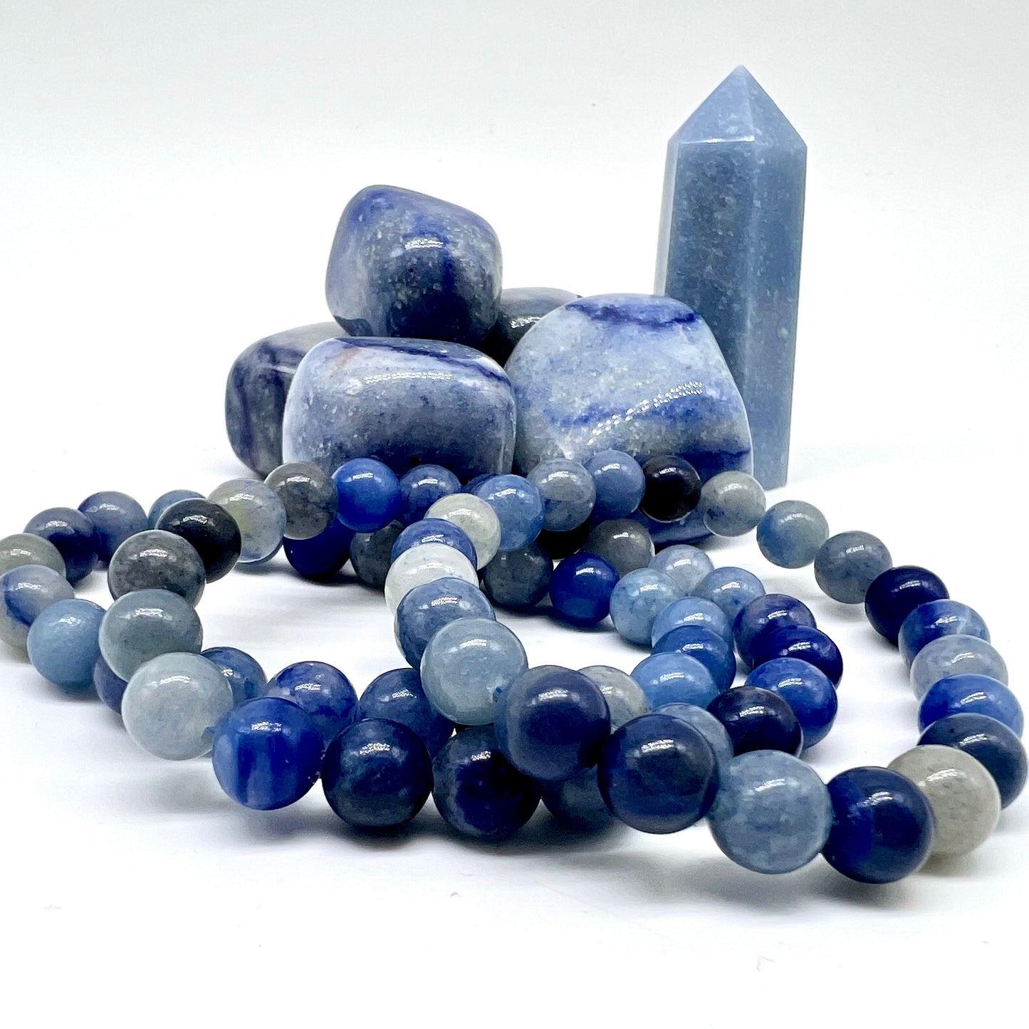 Blue Aventurine Bracelet - Relaxation, Growth, Inner Peace, Intuition