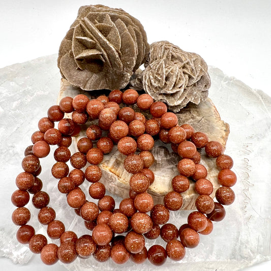 Gold Sandstone Bracelet - Ambition, Positivity