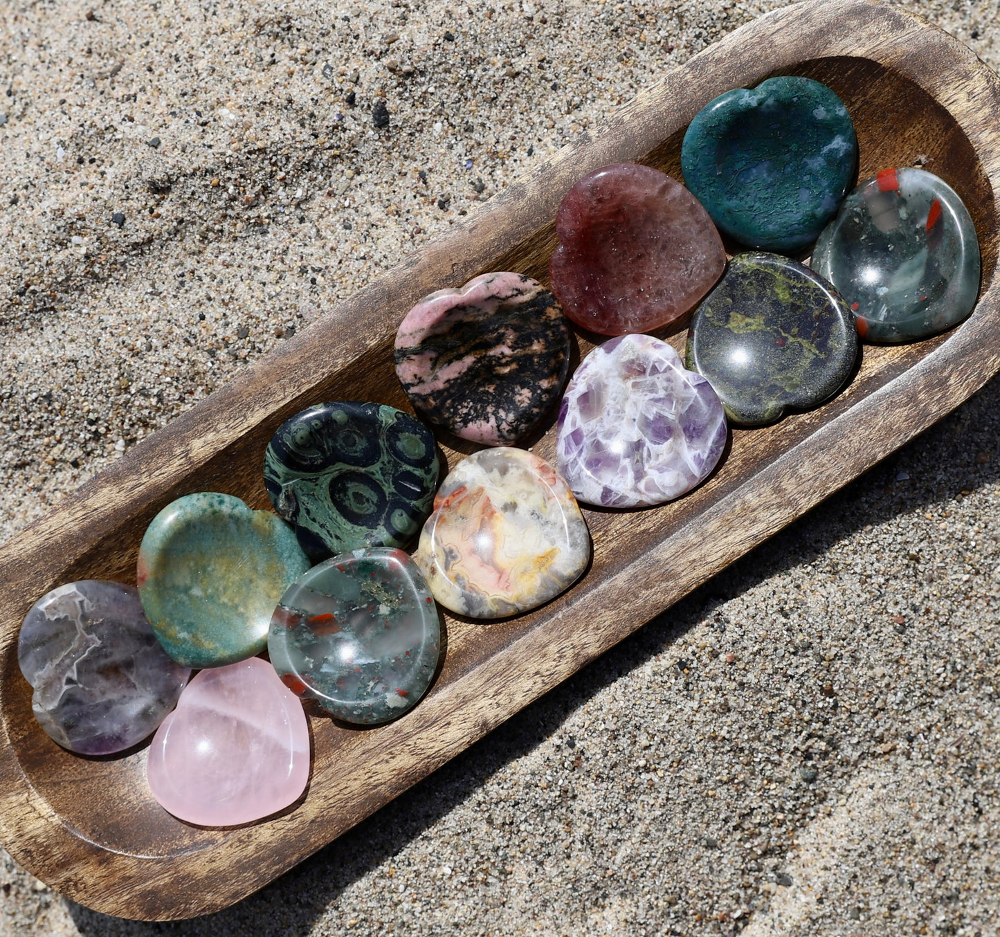 Worry Stone Gift set-Heart Shape