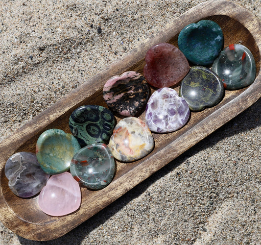 Worry Stone Gift set-Heart Shape