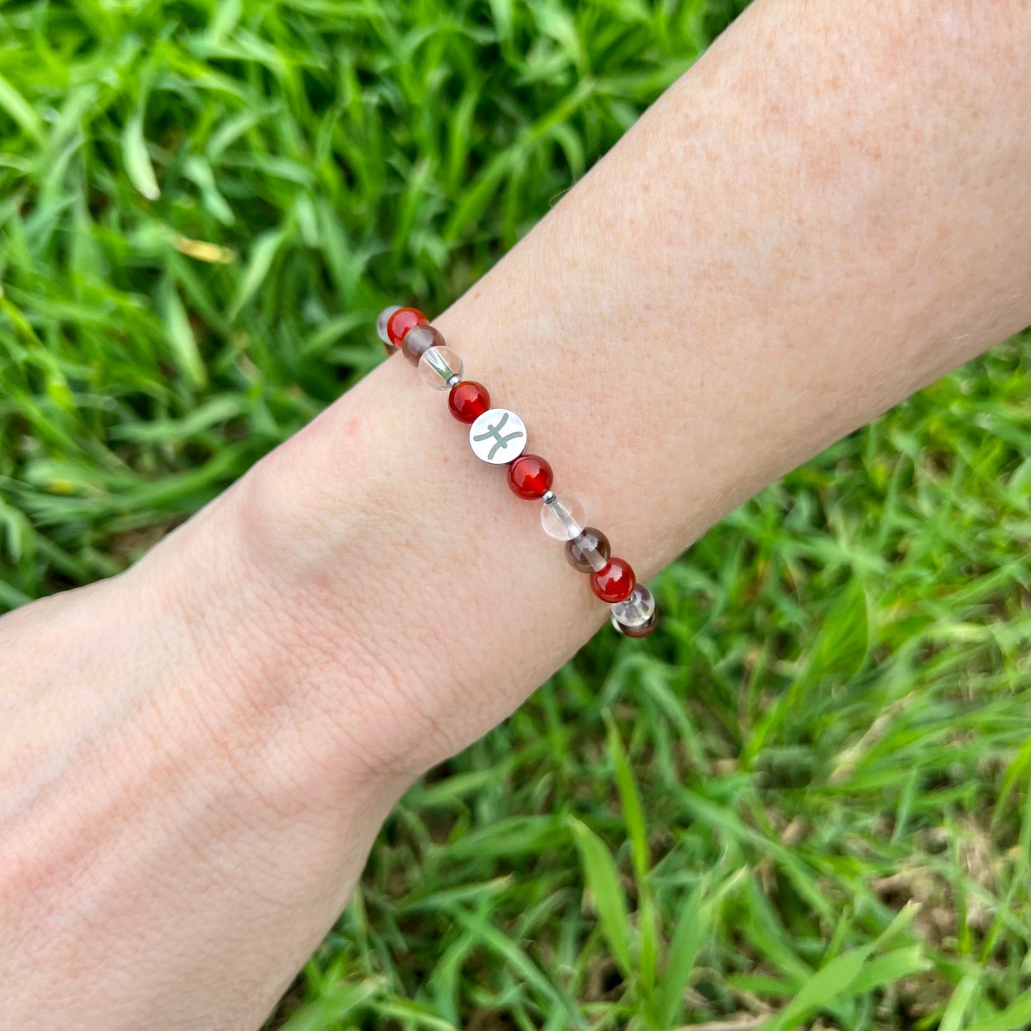 Pisces Zodiac Bracelet - Promotes Self-Expression, Confidence, Creativity, Protection, Cleanses & Purifies Energy