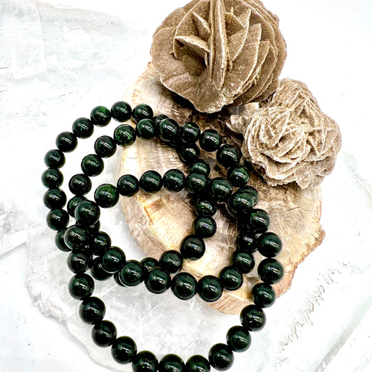 Green Sandstone Bracelet - Calm, Protection