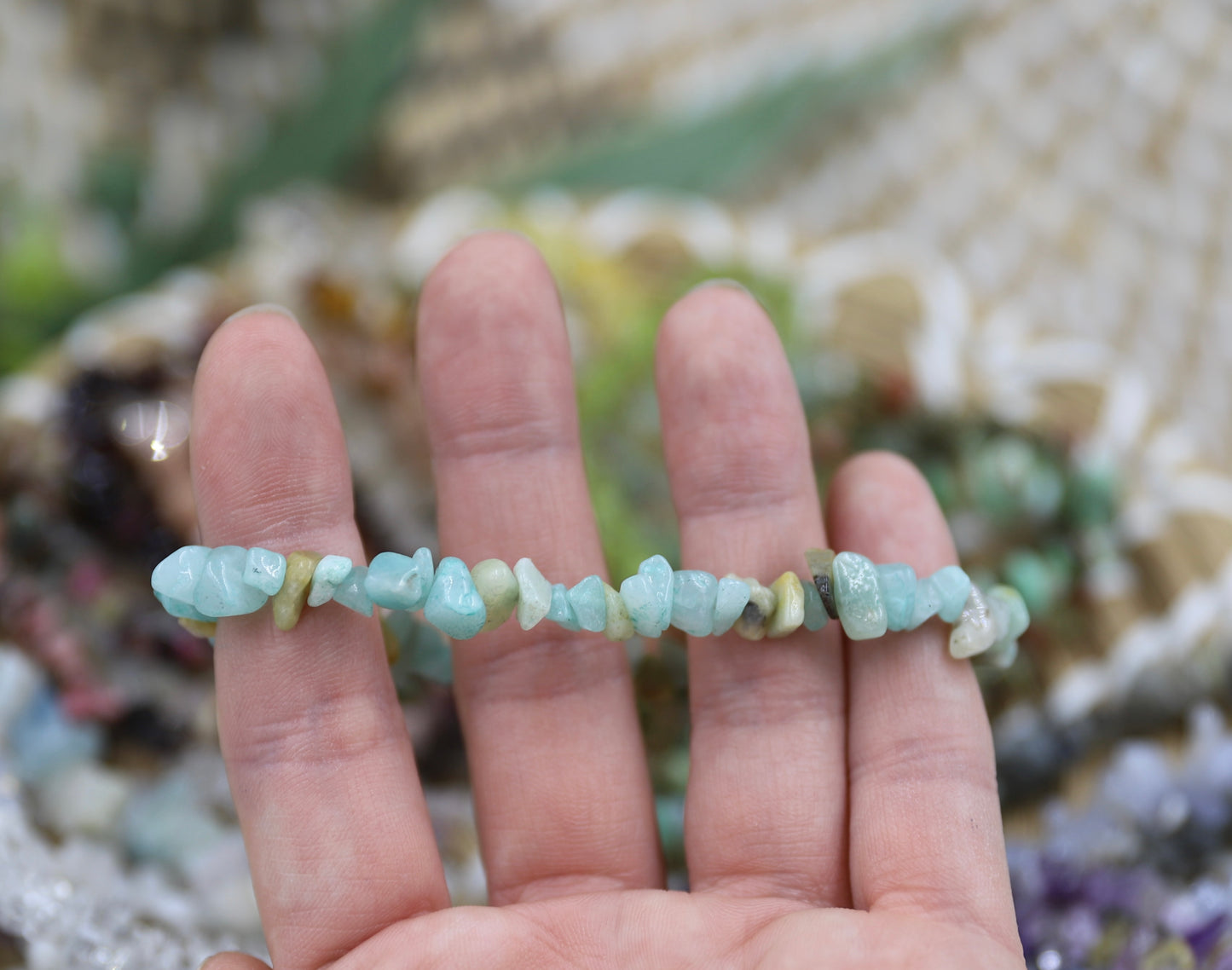 Crystal Chip Bracelet