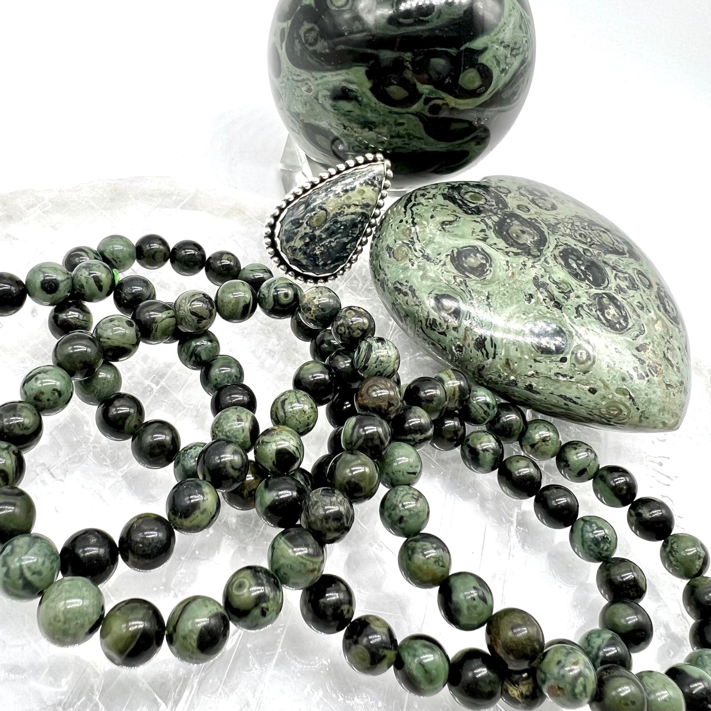 Kambaba Bracelet -New Beginnings, Nurturing, Stress Relief, Calming