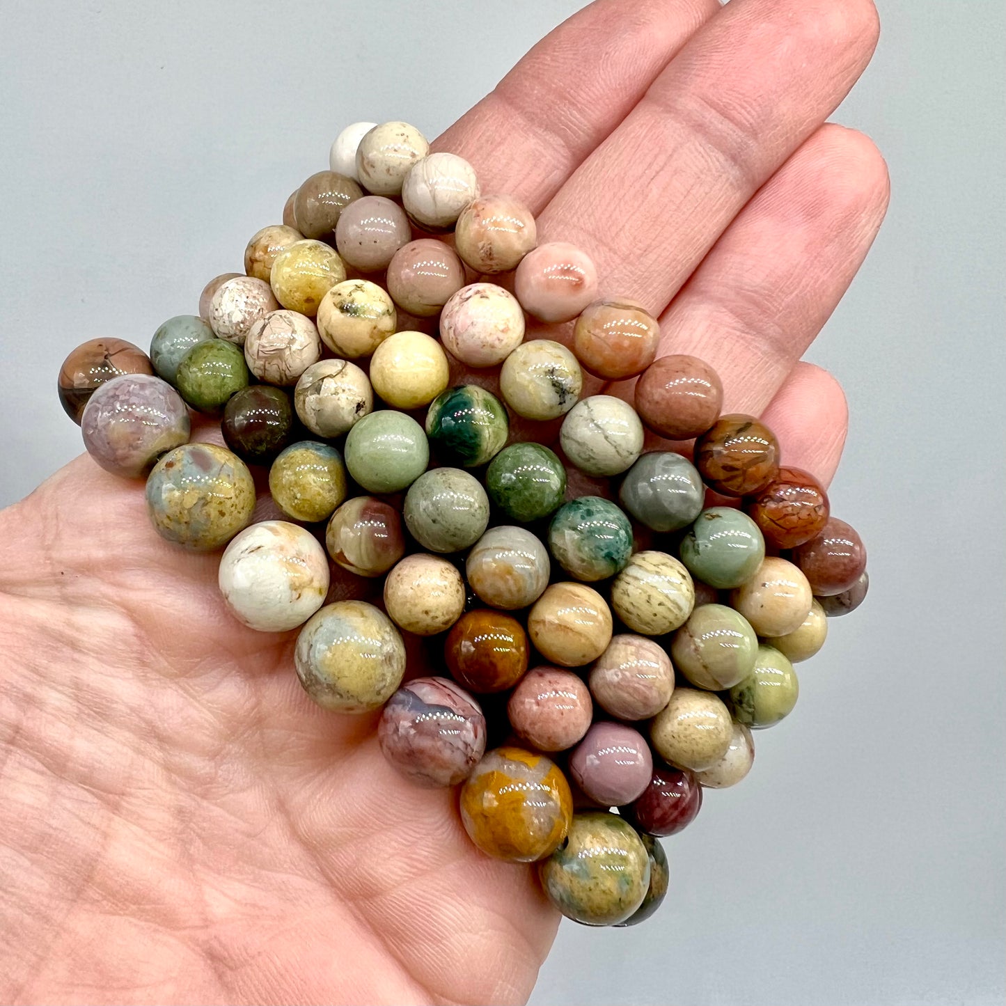 Alashan Agate Bracelet - Stamina, Harmony, Cleansing, Calming