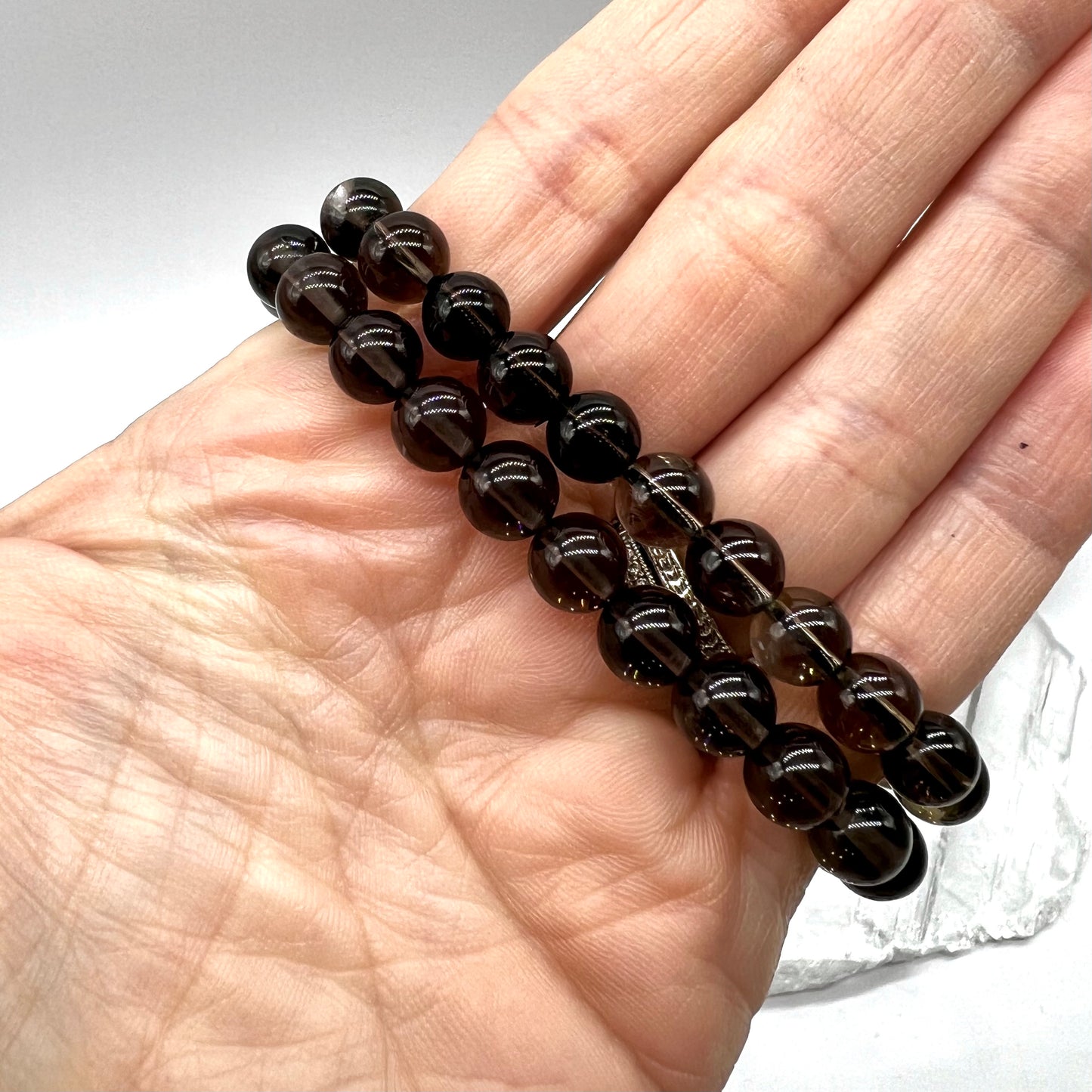 Smokey Quartz Bracelet - Calm, Lifts Depression, Intuition, Positivity